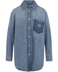 Miu Miu - Denim Shirt - Lyst