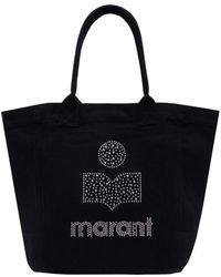 Isabel Marant - Yenky Gf Shopper Katoen Zwart - Lyst