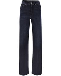 Dondup - Amber Five Pocket Wide Leg Jeans - Lyst