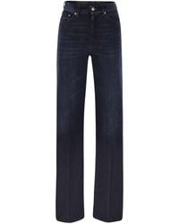 Dondup - Amber Five Pocket Wide Leg Jeans - Lyst