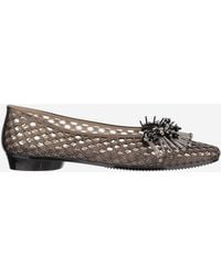 HEAVENLY JELLY - Transparent Ballerina Flats With Decoration - Lyst