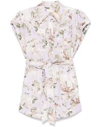 Zimmermann - Acacia Romper - Lyst
