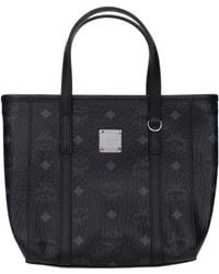 MCM - Borse A Mano Donna Pelle Nero - Lyst