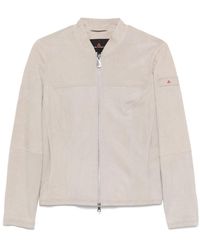 Peuterey - Suede Leather Jacket - Lyst