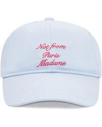 Drole de Monsieur - Casquette Slogan Calligraphy - Lyst