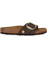 Birkenstock - Madrid Raffia Big Buckle Carafe Sandal - Lyst