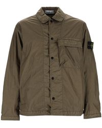 Stone Island - Nylon Overshirt - Lyst