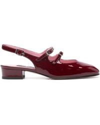 CAREL PARIS - Peche Patent Leather Ballet Flats - Lyst