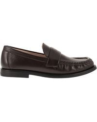 Fabiana Filippi - Leather Loafers With Artisanal Craftsmanship - Lyst