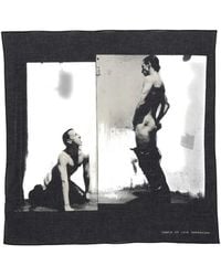Rick Owens - Drkshdw Scarf With Graphic Details - Lyst