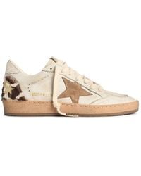 Golden Goose - 'Ball Star' Suede And Pony Leather Sneakers - Lyst