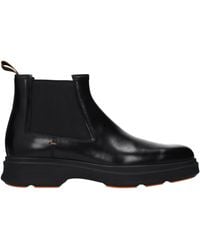 Santoni - Ankle Boots Leather - Lyst