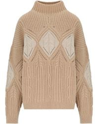 Twinset - Cratere Turtleneck Jumper - Lyst