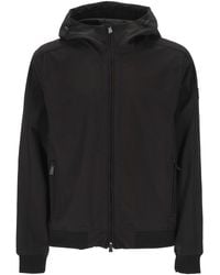 Add - Voeg Zwarte Jas Met Capuchon Toe - Lyst