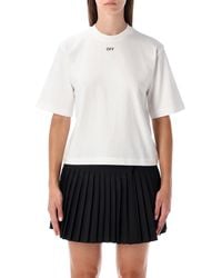 Off-White c/o Virgil Abloh - T -shirts En Polos Wit - Lyst