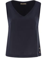 Herno - V-Neck Top - Lyst