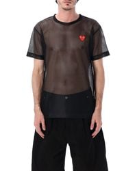 COMME DES GARÇONS PLAY - T Shirts And Polos - Lyst