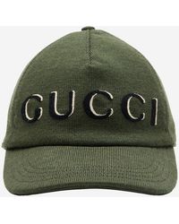 Gucci - Baseballkappe aus Wolle mit Logo - Lyst