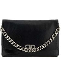 Balenciaga Money Handbag Large Model in Black | Lyst