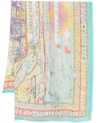 Faliero Sarti - Forte Dei Marmi Silk Blend Stole - Lyst