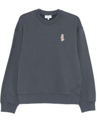 Maison Kitsuné - Dressed Fox Cotton Sweatshirt - Lyst