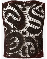Pinko - Geometric Crochet Top - Lyst