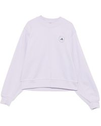 adidas By Stella McCartney - Cotton Crewneck Sweatshirt - Lyst