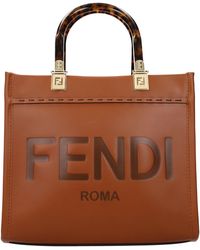 Fendi - Sunshine Leather Handbags - Lyst