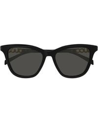 Gucci - Sonnenbrille Gg2032 S 006 Schwarz mit Strasssteinen/Grau Damen - Lyst