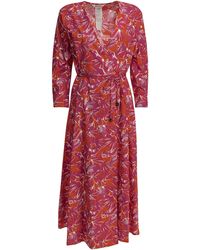 Max Mara - Floral A Line Midi Dress - Lyst