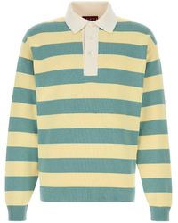 Gucci - Embroidered Silk Blend Polo Shirt - Lyst