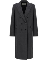 Dries Van Noten - Droogt Van Noten Double Breasted Coat - Lyst