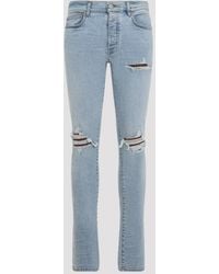 Amiri - Gehaakte Lederen Mx1 Jeans - Lyst