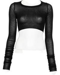 Rick Owens - Bijgesneden Top Van - Lyst