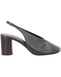 Lemaire - Leather Slingback Flats - Lyst