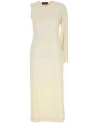 Gucci - Ivory Sable One-Shoulder Dress - Lyst
