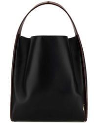 Jil Sander - Leather Pivot Bucket Bag - Lyst