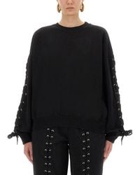 ROTATE BIRGER CHRISTENSEN - Sweat-shirt Birger Christensen avec lacets - Lyst