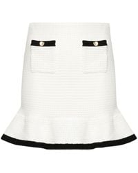 Self-Portrait - Crochet Mini Skirt - Lyst