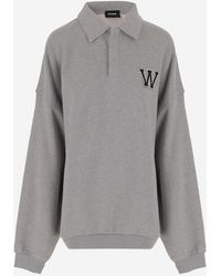 we11done - We11 Sweed Sweatshirt con logotipo - Lyst