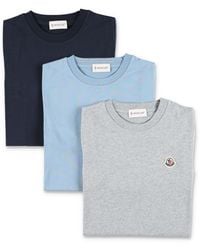 Moncler - Mini Trendy Cotton T-Shirt For Boys - Lyst