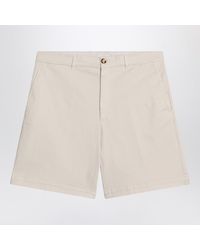 Brunello Cucinelli - Ivory Bermuda Shorts - Lyst