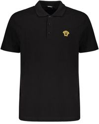Versace - Cotton Polo T Shirt - Lyst
