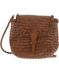Dragon - Mini City Bag Woven Leather Bag - Lyst