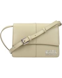 KARL LAGERFELD - Kore Crossbody Bag Polyurethane/Tea - Lyst