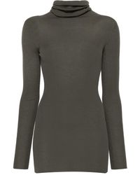 Rick Owens - Wollschildkrötenhalspullover - Lyst