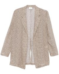 Alysi - Single-Breasted Blazer Jacket - Lyst