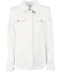 Fay - Shirt Jacket Con Gancio - Lyst