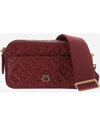 Pinko - Bolso de cuero Monogram de cuero - Lyst