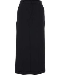 Alexander Wang - Wool Blend Pant-Skirt - Lyst
